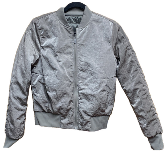 Lululemon Mauve (Dark Chrome) Non Stop Reversible Bomber Jacket | Size 6 - Picture 3 of 6